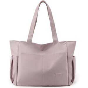 Women's Light Purple Large Purse Tote Lightweight Handbag Satchel Shoulder Bag